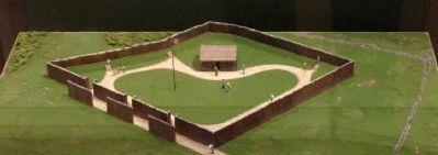 Model of the 1932 Fort Necessity Replica, “The Square Fort” image. Click for full size.