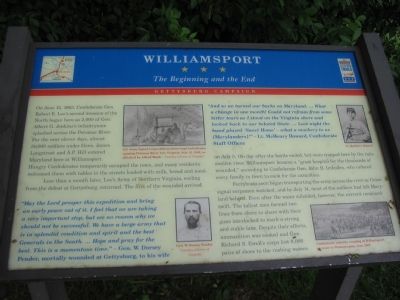 Williamsport - The Beginning and the End Marker image. Click for full size.