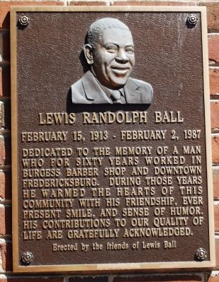 Lewis Randolph Ball Marker image. Click for full size.