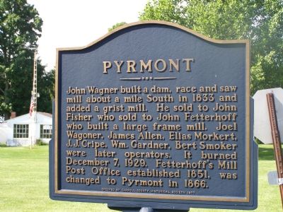 Pyrmont Marker (south facing side) image. Click for full size.