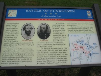 Battle of Funkstown - At Bay another Day Marker image. Click for full size.