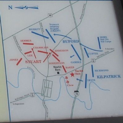 Close up of the battlefield map. image. Click for full size.