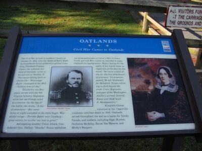 Oatlands Marker image. Click for full size.