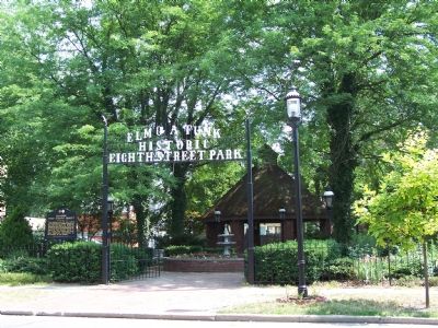 Marker is at the Elmo A. Funk Park. Click for full size. Marker is at the Elmo A. Funk Park image. Click for full size.
