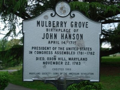 Mulberry Grove Marker. Click for full size. Mulberry Grove Marker image. Click for full size.