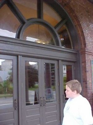 Looking in the doorway of the Ramsdell Theatre image. Click for full size.