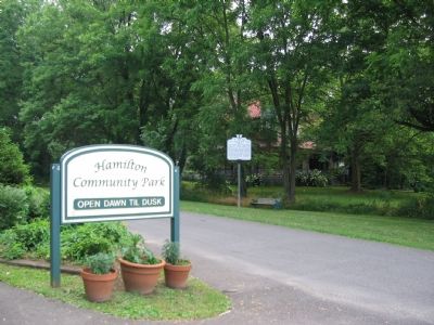 Entrance to Hamilton Community Park image. Click for full size.