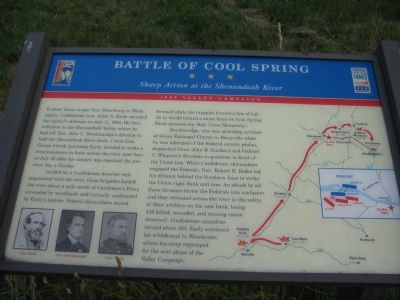 Battle of Cool Spring Marker image. Click for full size.