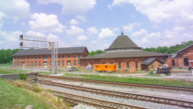 West Roundhouse and Shops as Seen from the Station image. Click for full size.