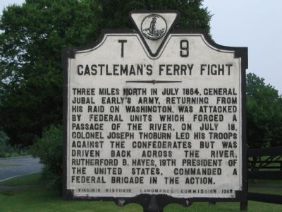 Castleman's Ferry Fight Marker image. Click for full size.