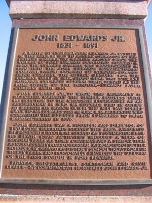 John Edwards Jr. Marker image. Click for full size.