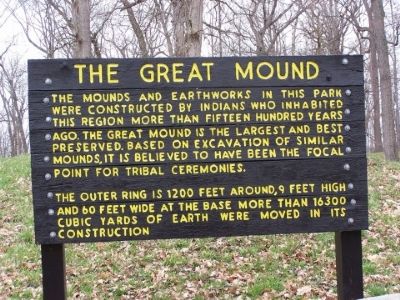 The Great Mound Marker image. Click for full size.