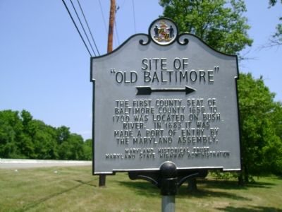 Site of “Old Baltimore” Marker. Click for more information. Site of “Old Baltimore” Marker image. Click for more information.