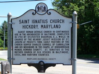 Saint Ignatius Church Marker image. Click for full size.