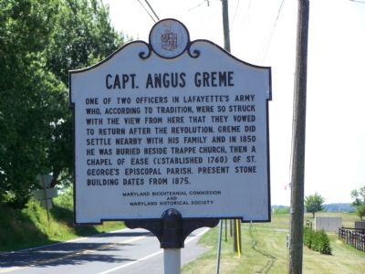 CAPT. ANGUS GREME Marker. Click for full size. CAPT. ANGUS GREME Marker image. Click for full size.