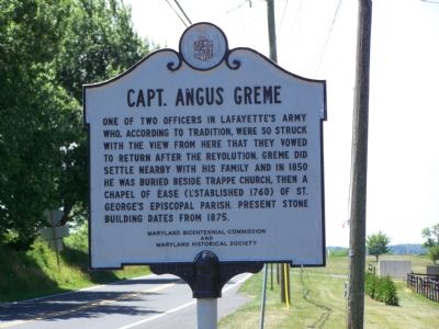 CAPT. ANGUS GREME Marker image. Click for full size.