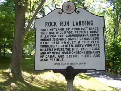 Rock Run Landing Marker image. Click for full size.