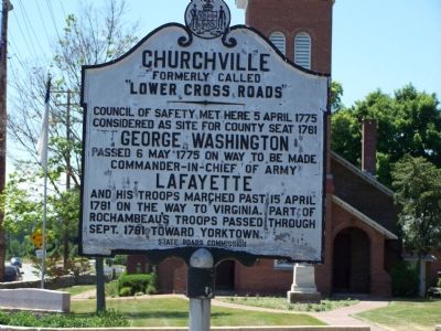 Churchville Marker image. Click for full size.