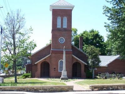 Churchville Presbyterian Church and Cemetery. Click for full size. Churchville Presbyterian Church and Cemetery image. Click for full size.