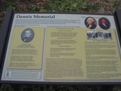 Dennis Memorial Marker image. Click for full size.