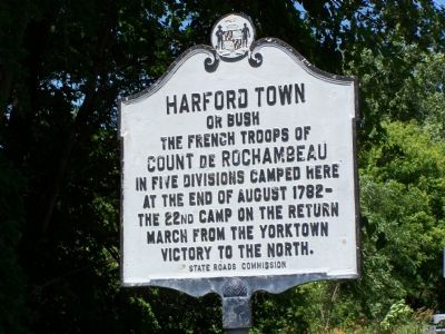 Harford Town Marker image. Click for full size.