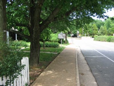 Location of Marker on Loudoun Avenue. Click for full size. Location of Marker on Loudoun Avenue image. Click for full size.