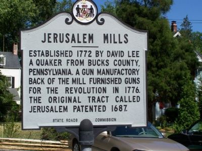 Jerusalem Mills Marker image. Click for full size.