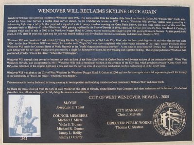 Wendover Will Reclaims Skyline Once Again Marker image. Click for full size.
