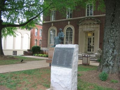 World War II Memorial on the Courthouse Grounds image. Click for full size.