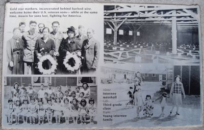 Historic photos on marker. image. Click for full size.