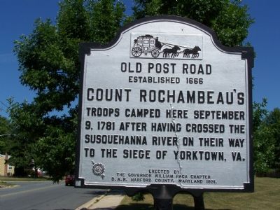Count Rochambeau's Troops Marker image. Click for full size.
