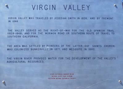 Virgin Valley Marker image. Click for full size.