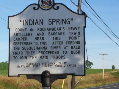 "INDIAN SPRING" Marker image. Click for full size.