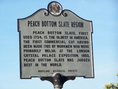 Earlier Peach Bottom Slate Region Marker image. Click for full size.