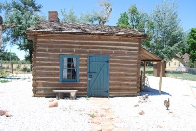 East side of restored cabin image. Click for full size.