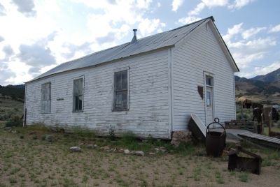South side of the school building. image. Click for full size.