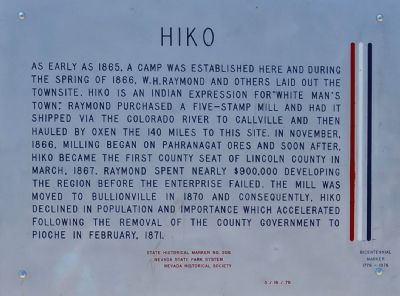 Hiko Marker. Click for full size. Hiko Marker image. Click for full size.