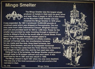Mingo Smelter Marker image. Click for full size.