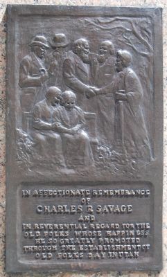 In affectionate rembrance of Charles R. Savage. Click for full size. In affectionate rembrance of Charles R. Savage image. Click for full size.