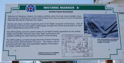 Historic Marker �A�: Operations Building image. Click for full size.