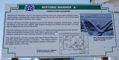 Historic Marker ‘A’: Operations Building image. Click for full size.
