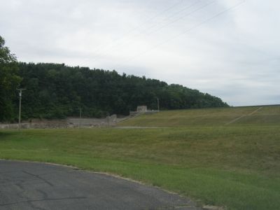 Charles Mills Lake Dam image. Click for full size.