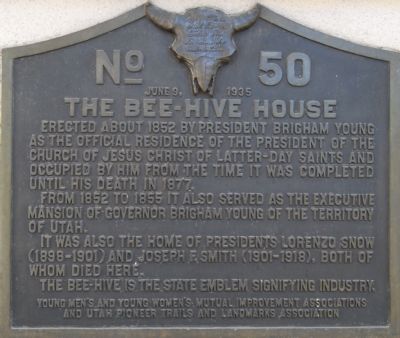 The Bee-Hive House Marker. Click for full size. The Bee-Hive House Marker image. Click for full size.