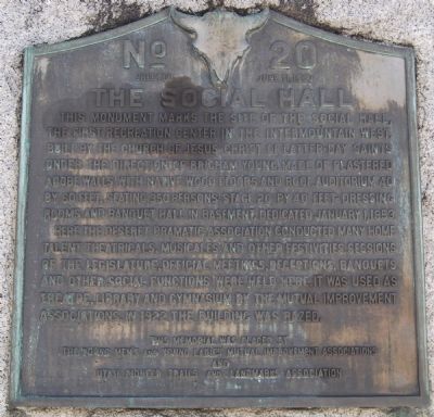 Social Hall Marker image. Click for full size.