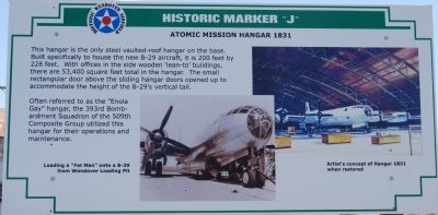 Atomic Mission Hangar 1831 Marker image. Click for full size.
