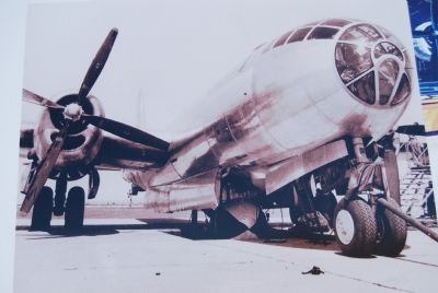 Loading a "Fat Man" onto a B-20 from Wendover Loading Pit image. Click for full size.