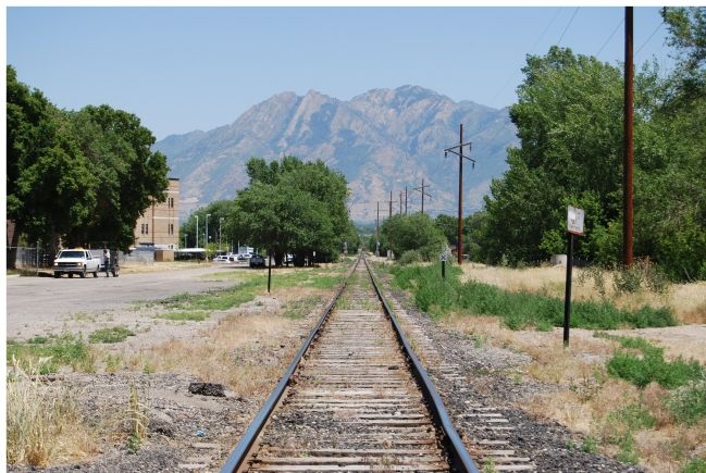 Railroad Track on the Salt Lake & Utah Former Right of Way image. Click for full size.