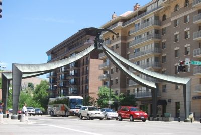 Eagle Gate over State Street (view east). Click for full size. Eagle Gate over State Street (view east) image. Click for full size.