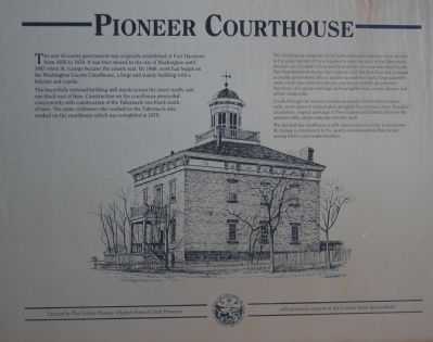 Pioneer Courthouse Marker image. Click for full size.
