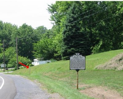 Location of Post Indicated by Red Arrow. Click for full size. Location of Post Indicated by Red Arrow image. Click for full size.